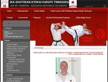 Tablet Screenshot of karatefudokan.ro